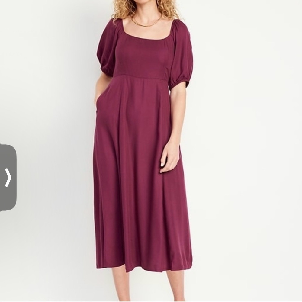 Old Navy Women's Midi Dress - Plum